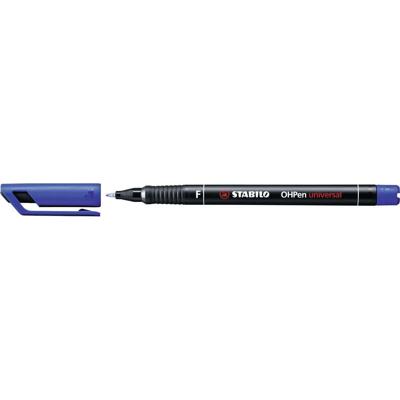 Permanente markeerstift Stabilo OHPen Blauw 10 Onderdelen