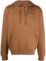 Jacquemus hoodie Le Sweatshirt Brodé - Marron