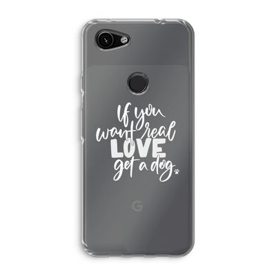 Partner in crime: Google Pixel 3a Transparant Hoesje