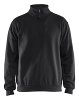 Blåkläder Sweatshirt met halve rits 35871169 | Zwart | Maat XL - 7330509834510 Blåkläder Sweatshirt met halve rits 35871169 | Zwart | Maat XL - 7330509834510