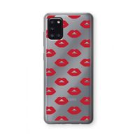 Lips: Samsung Galaxy A31 Transparant Hoesje