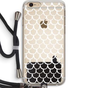 Dakpannetjes: iPhone 6 PLUS / 6S PLUS Transparant Hoesje met koord
