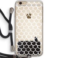 Dakpannetjes: iPhone 6 PLUS / 6S PLUS Transparant Hoesje met koord