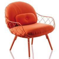 Magis Piña Low fauteuil rood