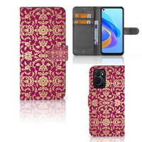 Wallet Case OPPO A76 | A96 Barok Pink - thumbnail