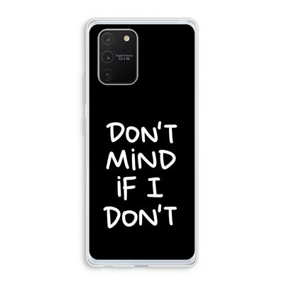 Don't Mind: Samsung Galaxy S10 Lite Transparant Hoesje
