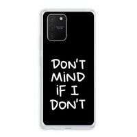 Don't Mind: Samsung Galaxy S10 Lite Transparant Hoesje