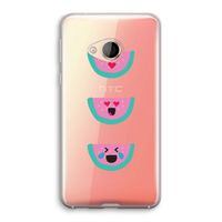 Smiley watermeloen: HTC U Play Transparant Hoesje