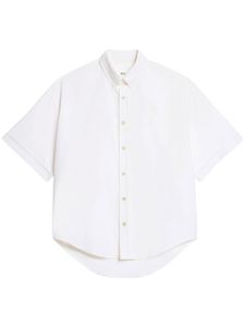 AMI Paris chemise à logo brodé - Blanc