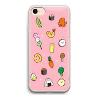 Happy bento friends: iPhone 7 Transparant Hoesje