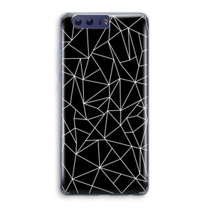 Geometrische lijnen wit: Honor 9 Transparant Hoesje