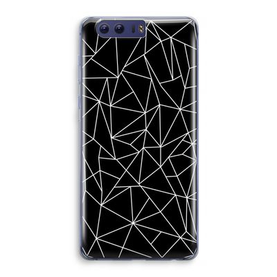 Geometrische lijnen wit: Honor 9 Transparant Hoesje