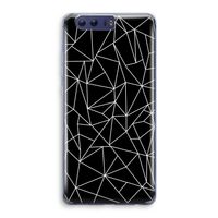 Geometrische lijnen wit: Honor 9 Transparant Hoesje