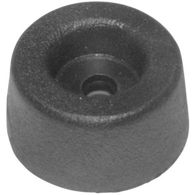 Apparaatvoet Verschroefbaar Zwart (Ø x h) 17.5 mm x 9 mm 1 stuk(s)