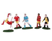 Playing soccer, set of 5 - LEMAX