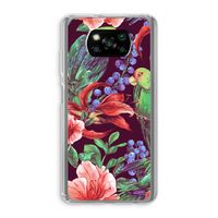 Papegaaien: Xiaomi Poco X3 NFC Transparant Hoesje