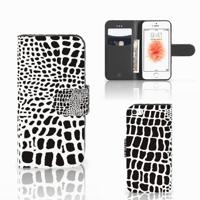Apple iPhone 5 | 5s | SE | Telefoonhoesje | Met pasjeshouder | Slangenprint
