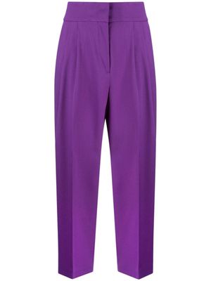 Fabiana Filippi pantalon fuselé à taille haute - Violet