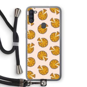 You Had Me At Pizza: Samsung Galaxy A11 Transparant Hoesje met koord
