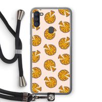 You Had Me At Pizza: Samsung Galaxy A11 Transparant Hoesje met koord