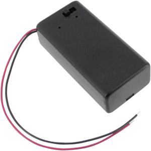 Velleman BH9VBS Batterijhouder 1 9V (blok) (l x b x h) 69 x 33 x 21 mm