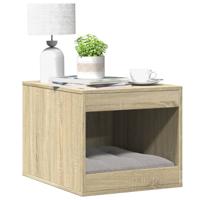 VidaXL Kattenbakkast 47x59x42 cm bewerkt hout sonoma eikenkleurig VidaXL Kattenbakkast 47x59x42 cm bewerkt hout sonoma eikenkleurig