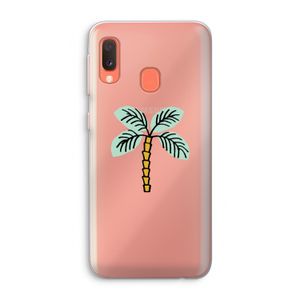 Palmboom: Samsung Galaxy A20e Transparant Hoesje