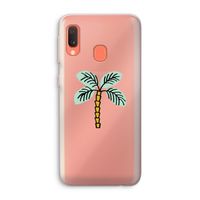 Palmboom: Samsung Galaxy A20e Transparant Hoesje Palmboom: Samsung Galaxy A20e Transparant Hoesje