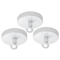 Ophang haak magneet - 3x - metaal - Dia 4,7 cm - spullen ophangen - Max 25 kilo