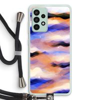 Donkere Wolken: Samsung Galaxy A52s 5G Transparant Hoesje met koord Donkere Wolken: Samsung Galaxy A52s 5G Transparant Hoesje met koord