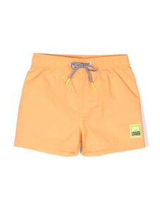 Molo short de bain à patch logo - Orange