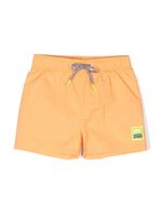 Molo short de bain à patch logo - Orange