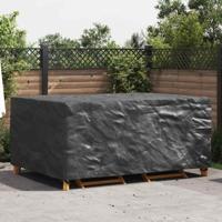 Hoes voor tuinmeubelen Zwart 240 x 180 x 100 cm 210D