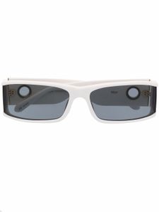 Linda Farrow lunettes de soleil Mya à monture rectangulaire - Blanc