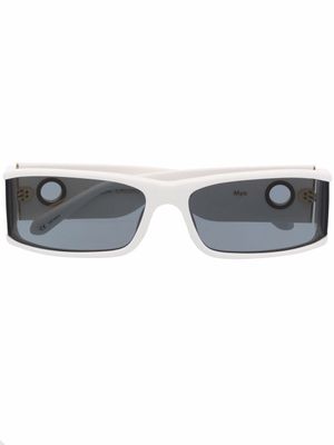 Linda Farrow lunettes de soleil Mya à monture rectangulaire - Blanc