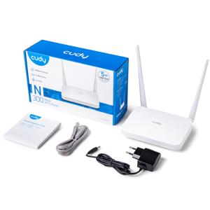 Cudy WR300 draadloze router Fast Ethernet Single-band (2.4 GHz) Wit