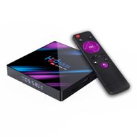 H96 Max-3318 4K Ultra HD Android TV box met afstandsbediening Android 9 0 RK3318 Quad-Core 64bit cortex-A53 WiFi 2.4 G/5G Bluetooth 4 0 EMMC 32G