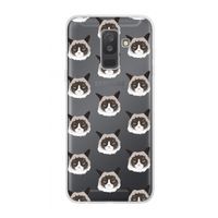 It's a Purrr Case: Samsung Galaxy A6 Plus (2018) Transparant Hoesje