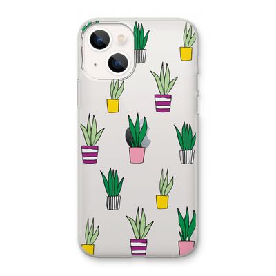 Sanseveria: iPhone 13 mini Transparant Hoesje