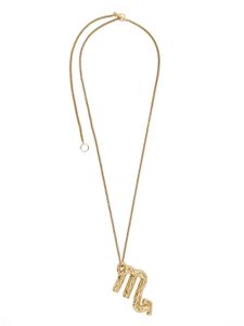 Jil Sander zodiac-sign pendant necklace - Or