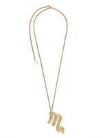 Jil Sander zodiac-sign pendant necklace - Or - thumbnail