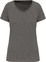 Kariban K3003 Dames-t-shirt Supima® V-hals korte mouwen