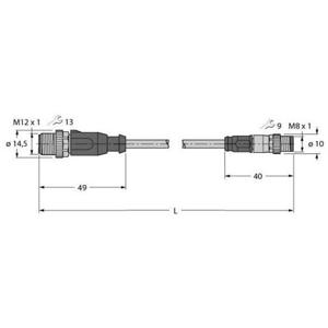 Turck 6936514 Sensor/actuator connector, geassembleerd 1 stuk(s)