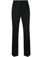Off-White pantalon droit à taille haute - Noir