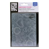 Vaessen Creative • embossing folder geschulpte harten