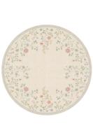 Pip Studio Rond Vloerkleed Campo de Flores by Pip Gebroken Wit 200cm