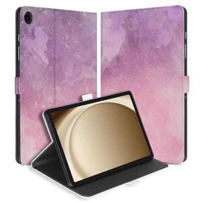 Samsung Galaxy Tab A11 Plus Tablet Hoesje Pink Purple Paint met Standaard