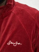 Sean John / Zomerjas Classic Logo Essential Velours in rood - thumbnail