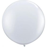 Transparante grote ballonnen 90 cm diameter - Diamond Clear - thumbnail