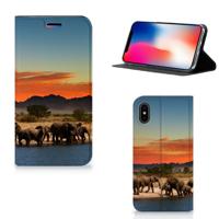 Apple iPhone X | Xs | Hoesje maken | Olifanten
